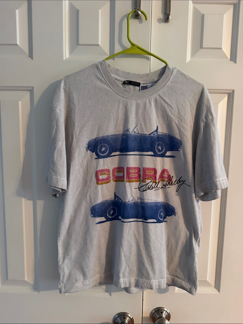 Cobra Graphic Tee Light Blue Preowned Cobra Graphic Tee Light Blue Preowned